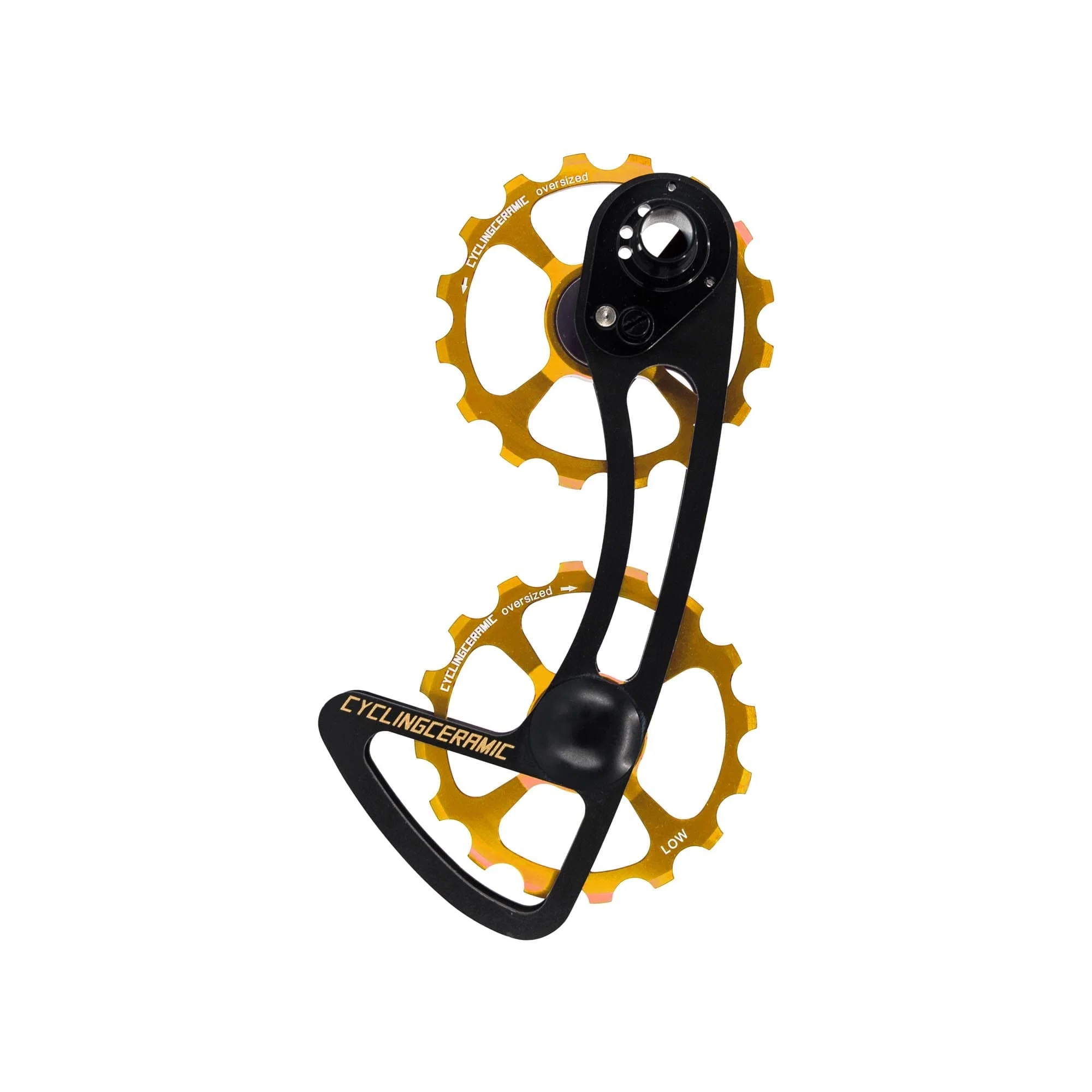 Klatka tylnej przerzutki 10/11V CYCLINGCERAMIC 16/16 Shimano Gold