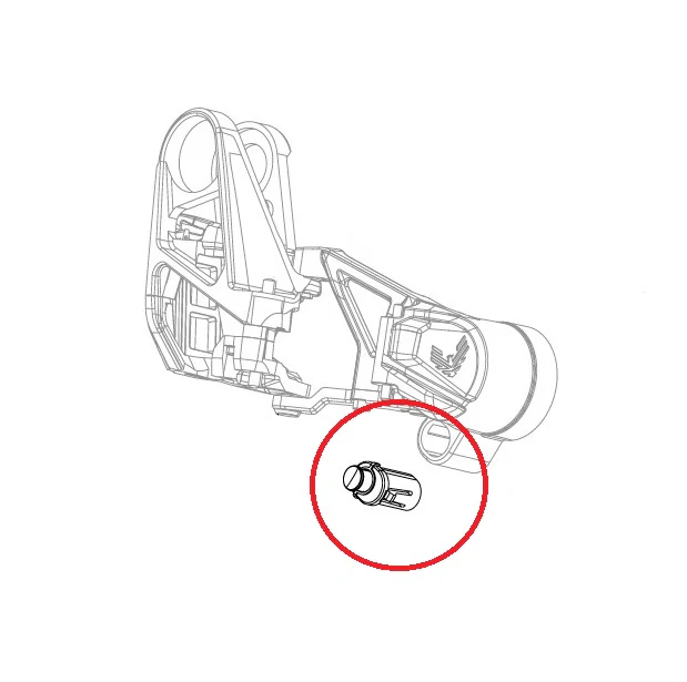 Klucz do konfiguracji / blokada tylnej przerzutki SRAM XX-SL/XX T-Type Eagle AXS