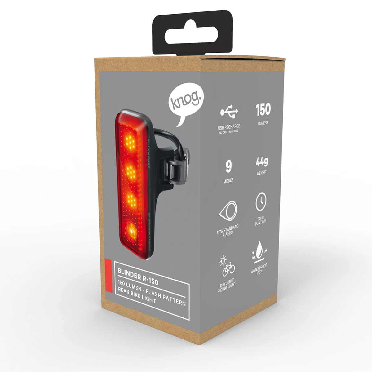 KNOG BLINDER REAR 150 - czarny - Image 3