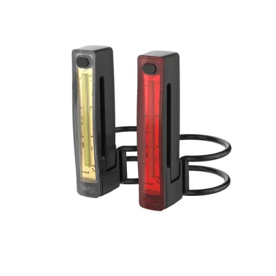 KNOG PLUS TWINPACK Lampa przednia i tylna 40/20 lumenów, czarna