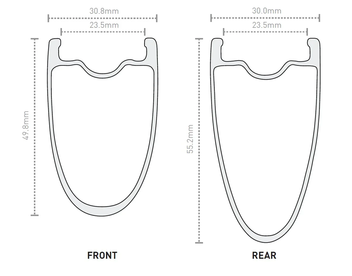 Koło tylne ENVE SES 4.5 PRO Tubeless Ready (Center Lock) czarne - Image 4