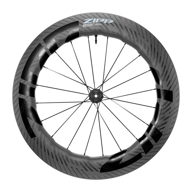 Koło przednie ZIPP 858 NSW DISC Tubeless Ready (centralna blokada)