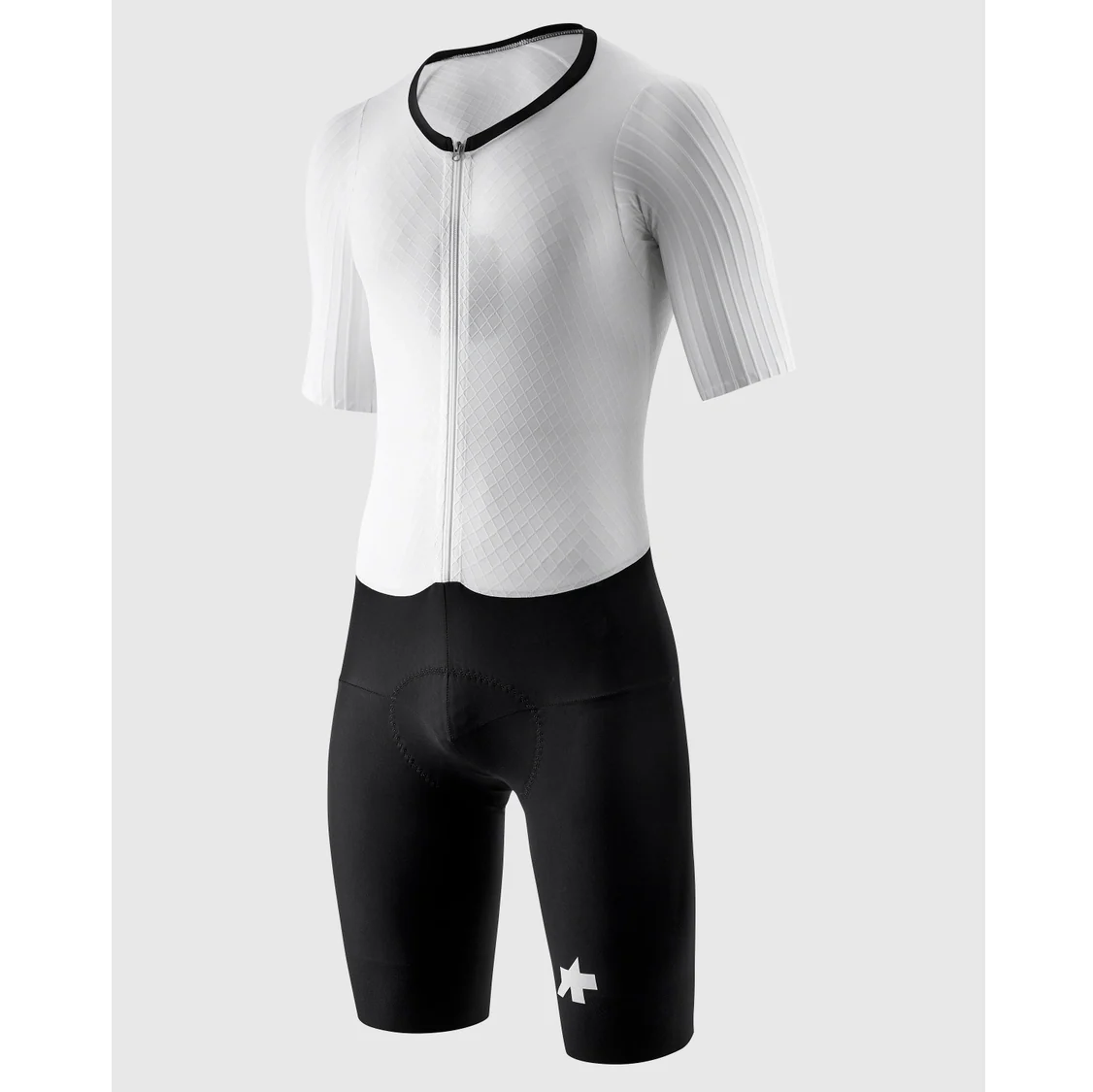 Kombinezon ASSOS EQUIPE RS RAPIDFIRE S11 biały/czarny