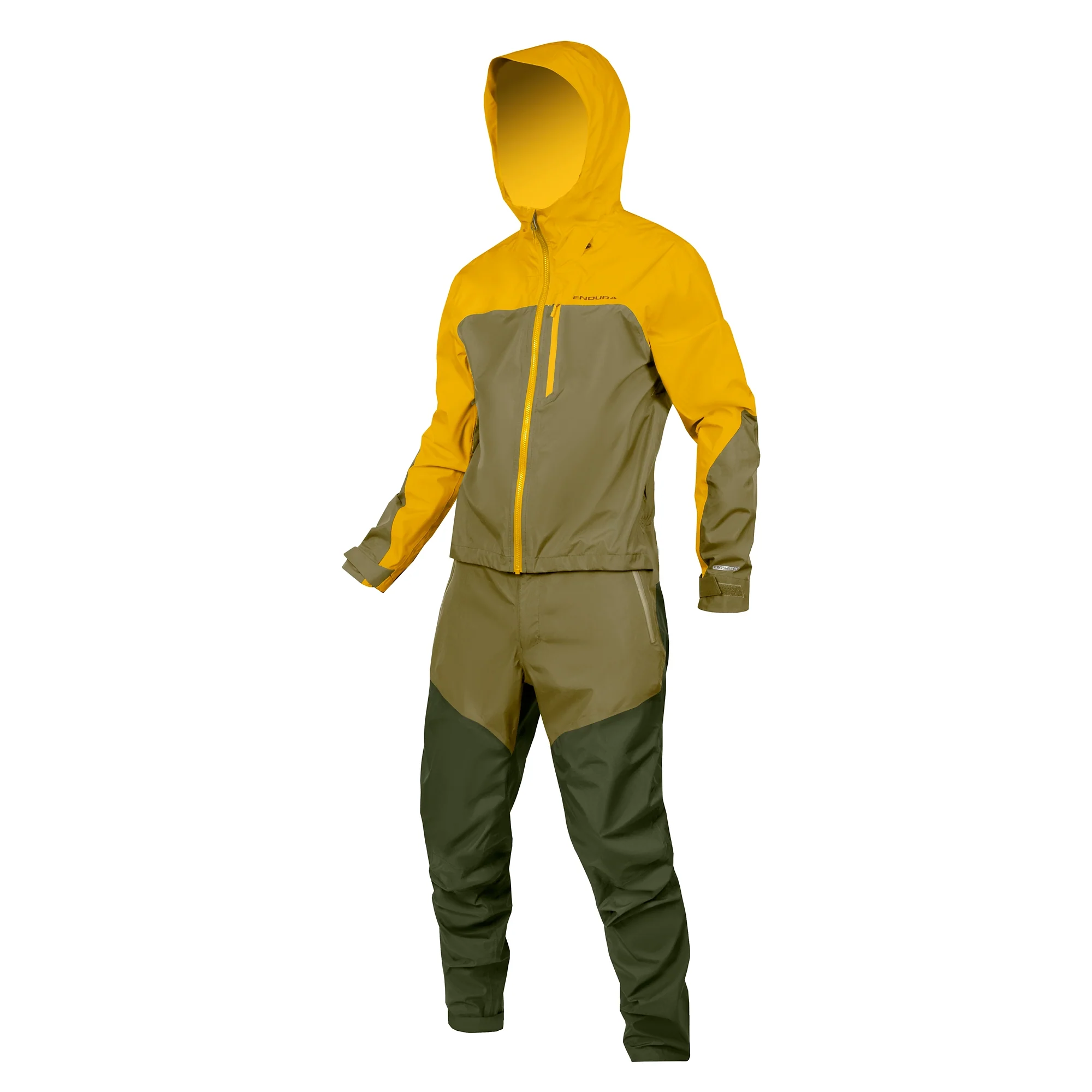Kombinezon ENDURA SINGLETRACK WATERPROOF Khaki/Mustard