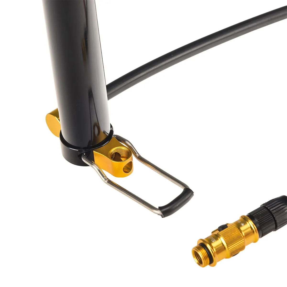 Kompaktowa pompka nożna LEZYNE MICRO FLOOR DRIVE HP czarna - Image 4