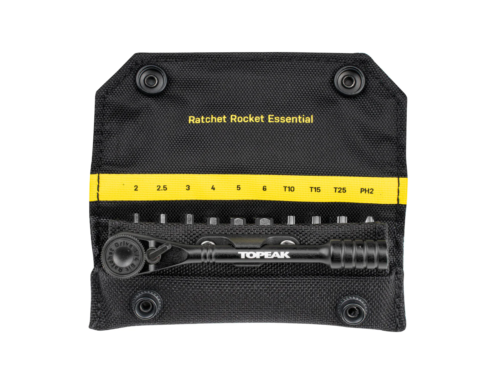Kompaktowy klucz z grzechotką TOPEAK RATCHET ROCKET ESSENTIAL czarny - Image 3