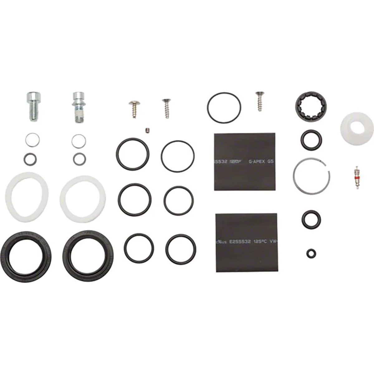 Kompletny zestaw uszczelek do widelców ROCKSHOX XC30 A1-A3/30 Silver A1 Coil i Solo Air #11.4015.539.020