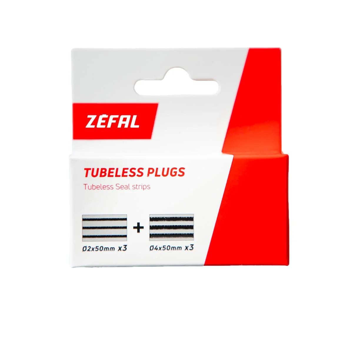 Końcówki naprawcze ZEFAL TUBELESS PLUGS (3 x Ø 2 mm + 3 x Ø 4 mm)