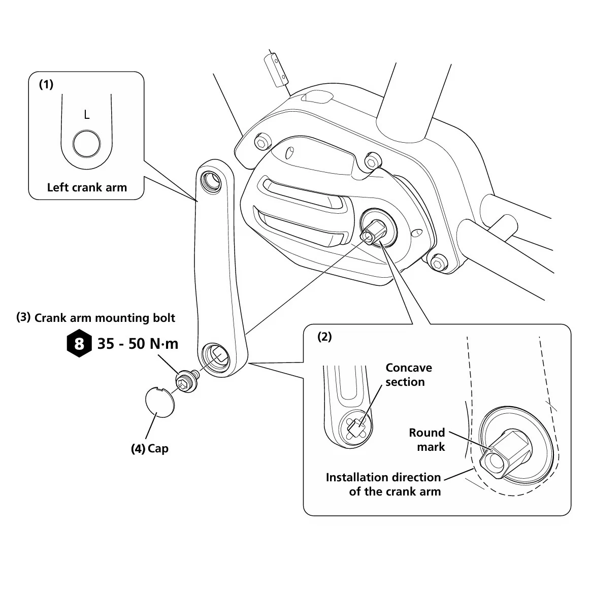 Korby SHIMANO FC-E5000 Silver - Image 2