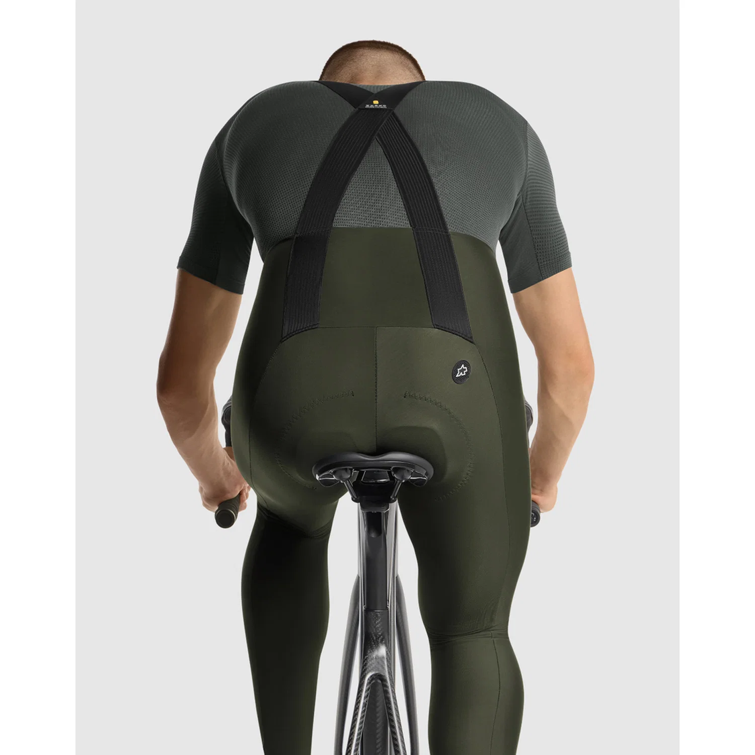 Koszulka ASSOS MILLE GT SPRING FALL S11 Deep Green Bib Tight - Image 8