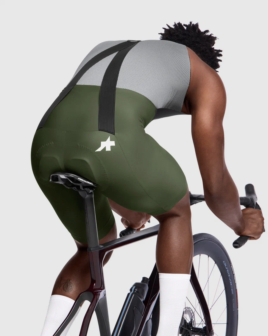 Koszulka ASSOS MILLE GT S11 Moss Green Bib Tight - Image 7