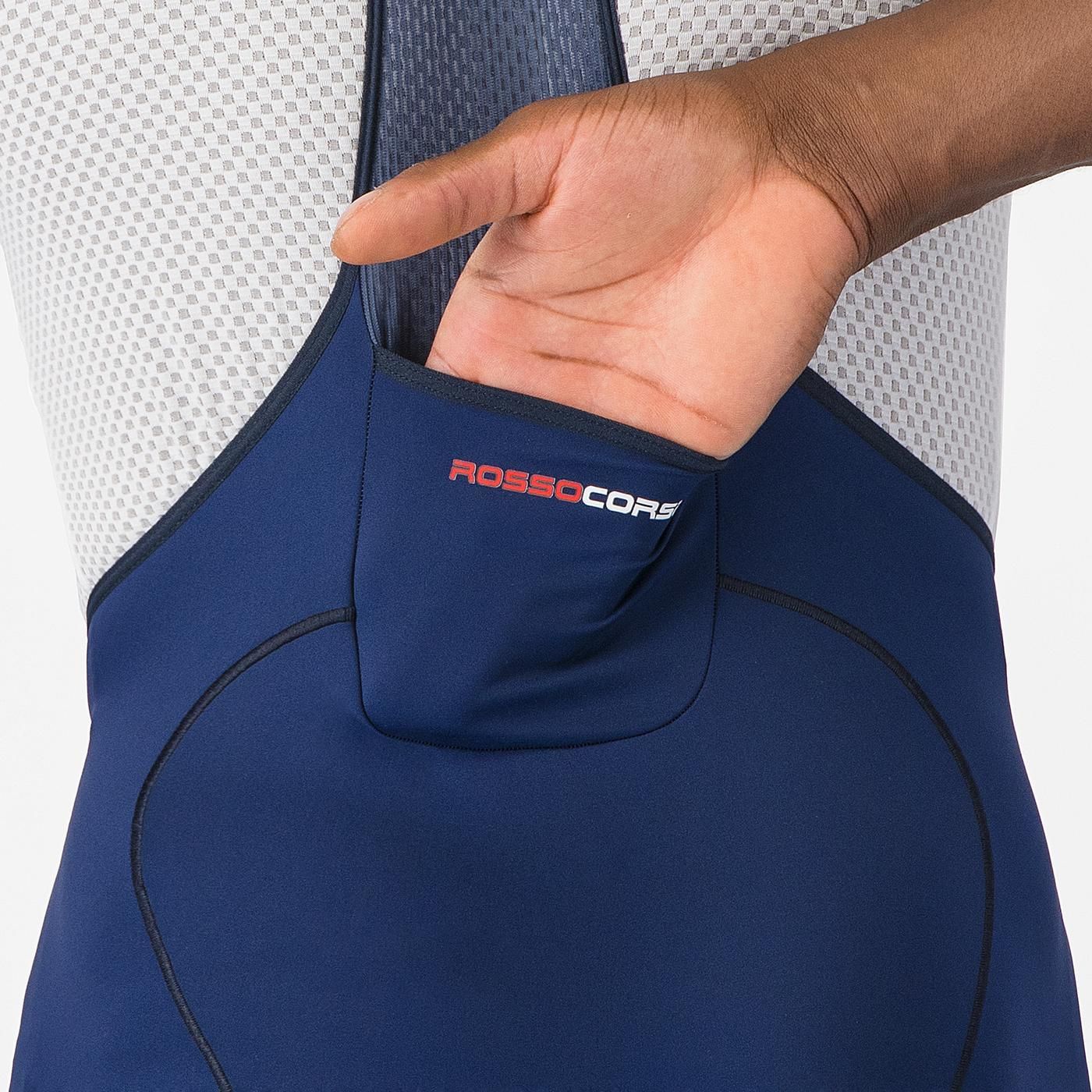 Koszulka CASTELLI FREE AERO RACE S Navy Bib Tight - Image 4