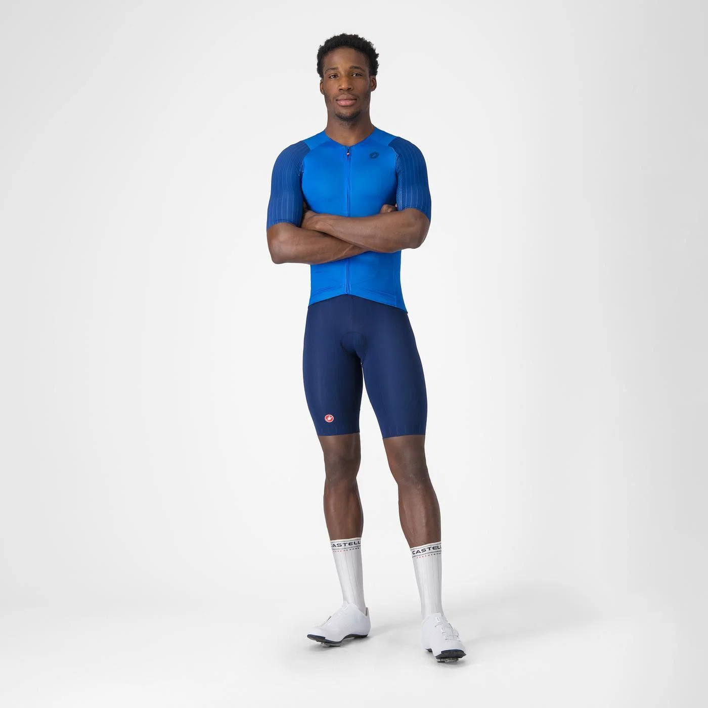 Koszulka CASTELLI FREE AERO RACE S Navy Bib Tight - Image 6