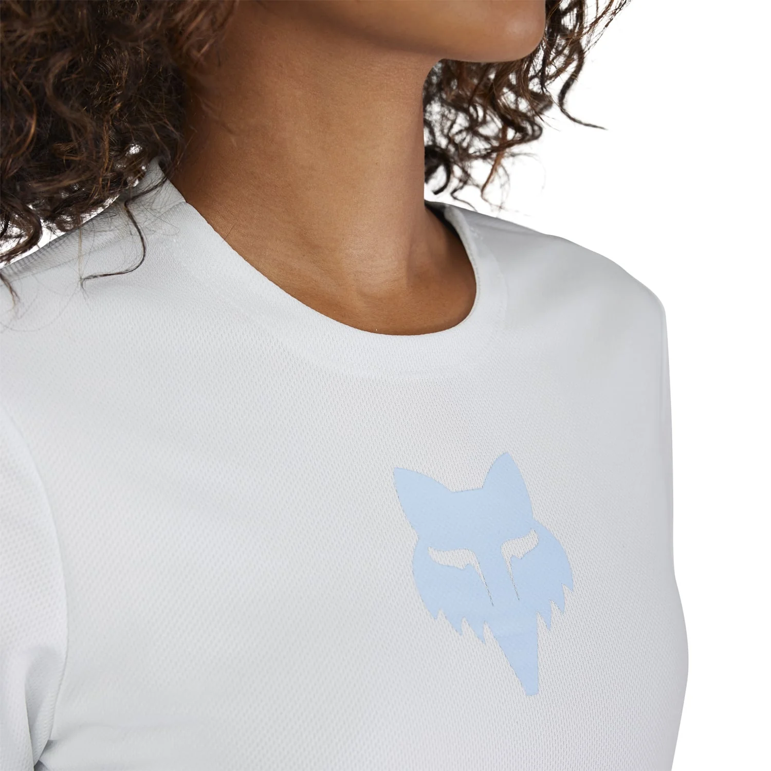 FOX RANGER HEAD damska koszulka z krótkim rękawem jasnoniebieska - Image 5