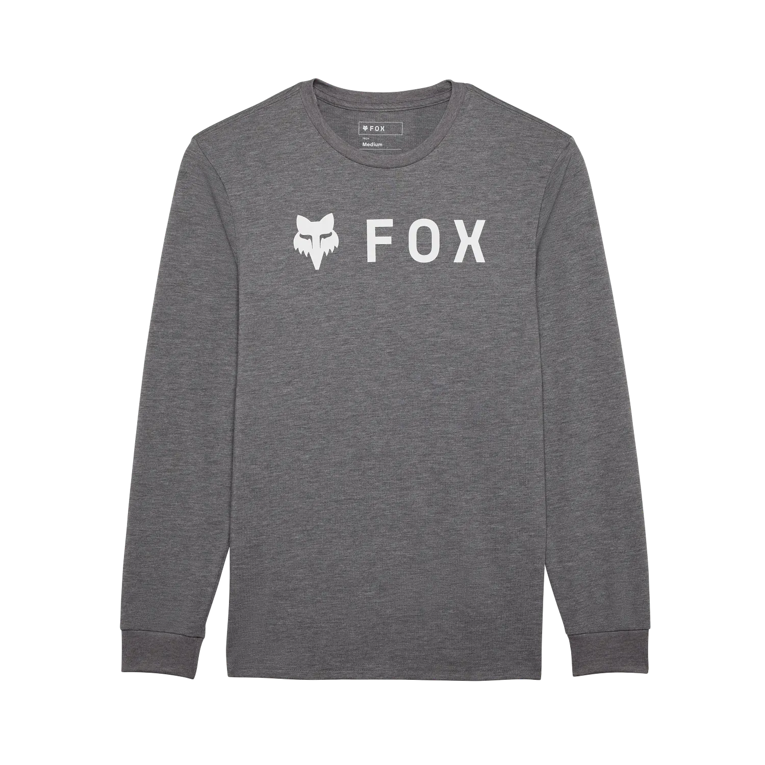 Koszulka techniczna FOX ABSOLUTE TRUDRI z długim rękawem grafitowo-szara