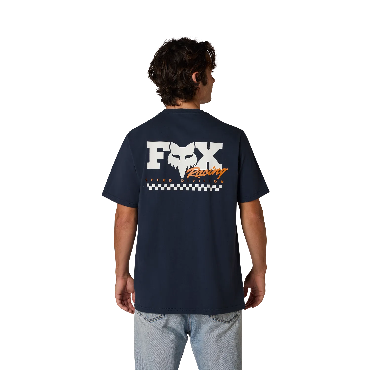 FOX CHECKER 195 ORYGINALNA koszulka z krótkim rękawem Midnight Blue - Image 4