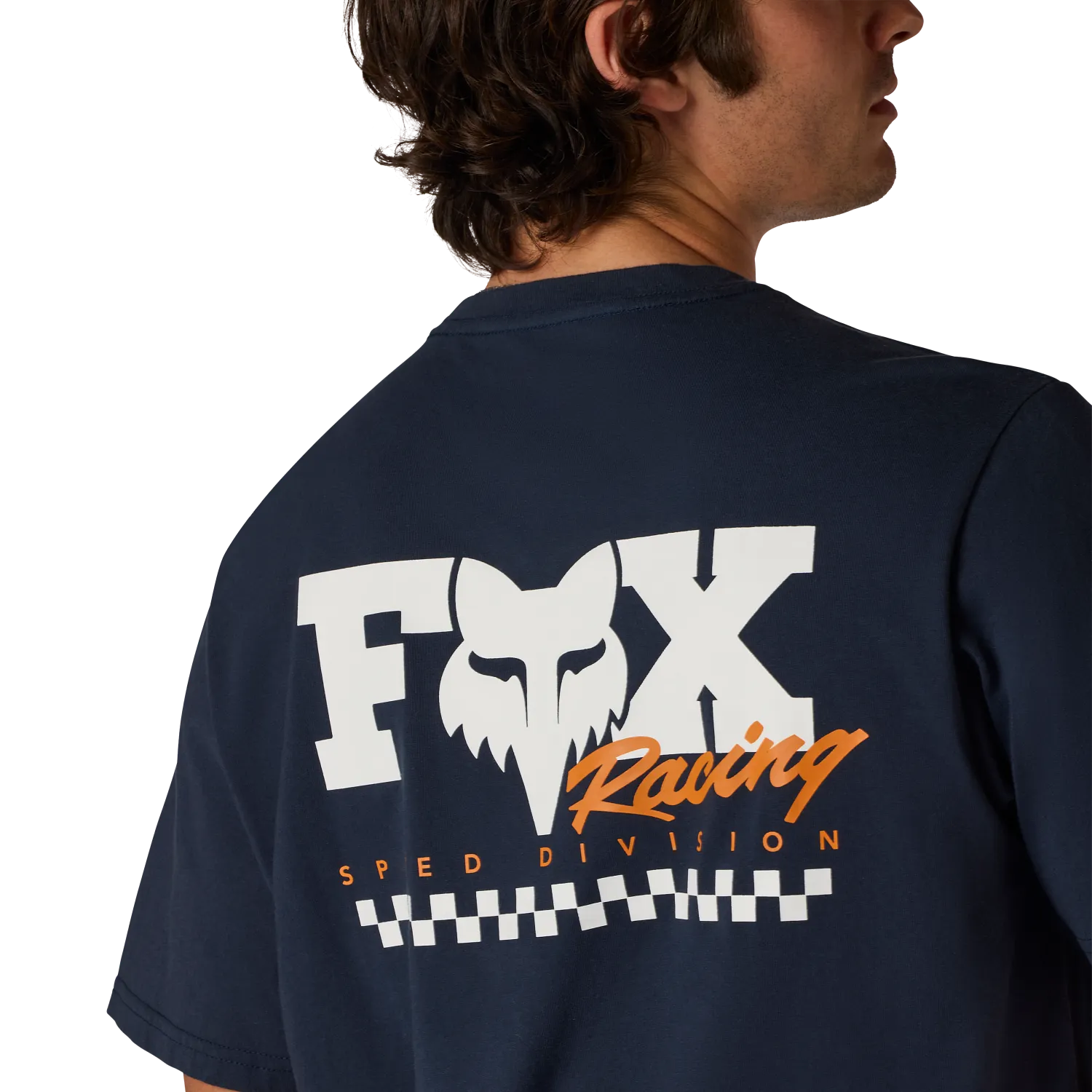 FOX CHECKER 195 ORYGINALNA koszulka z krótkim rękawem Midnight Blue - Image 5
