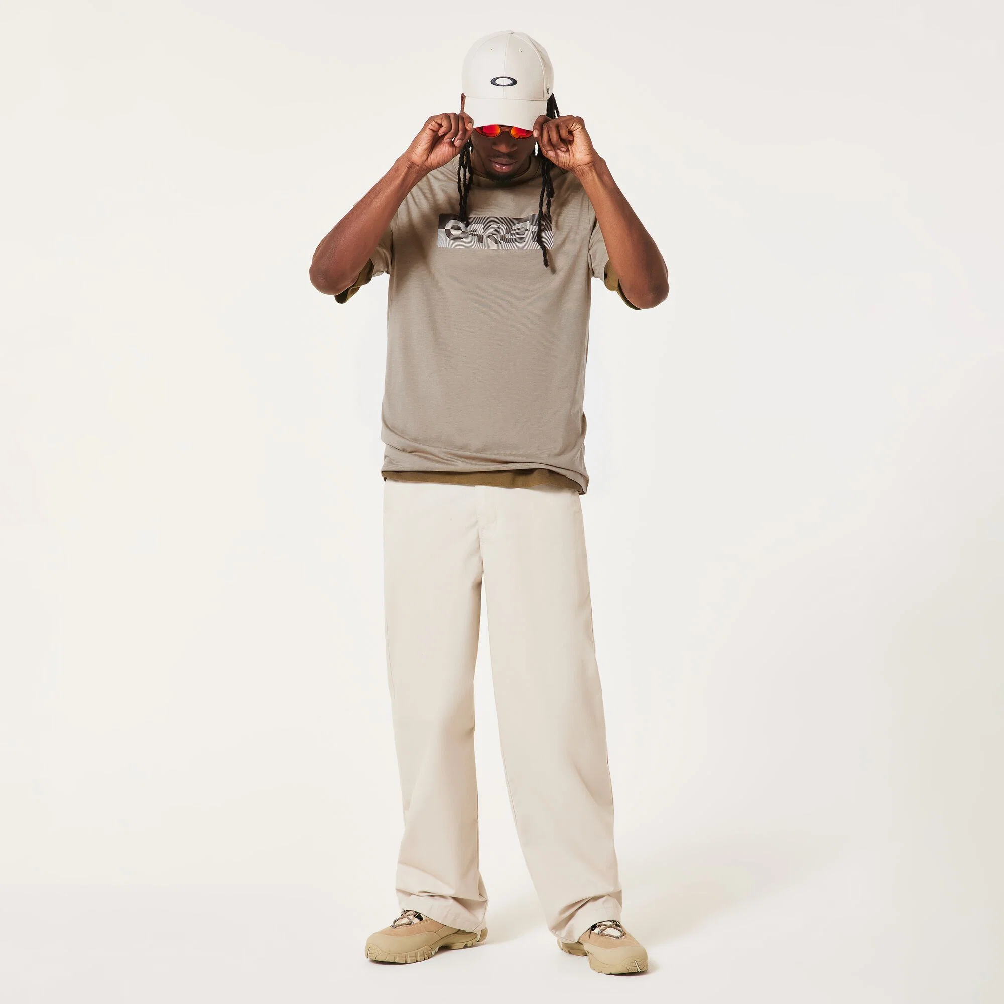 Koszulka OAKLEY DUALITY B1B Beige Pebble T-Shirt - Image 5