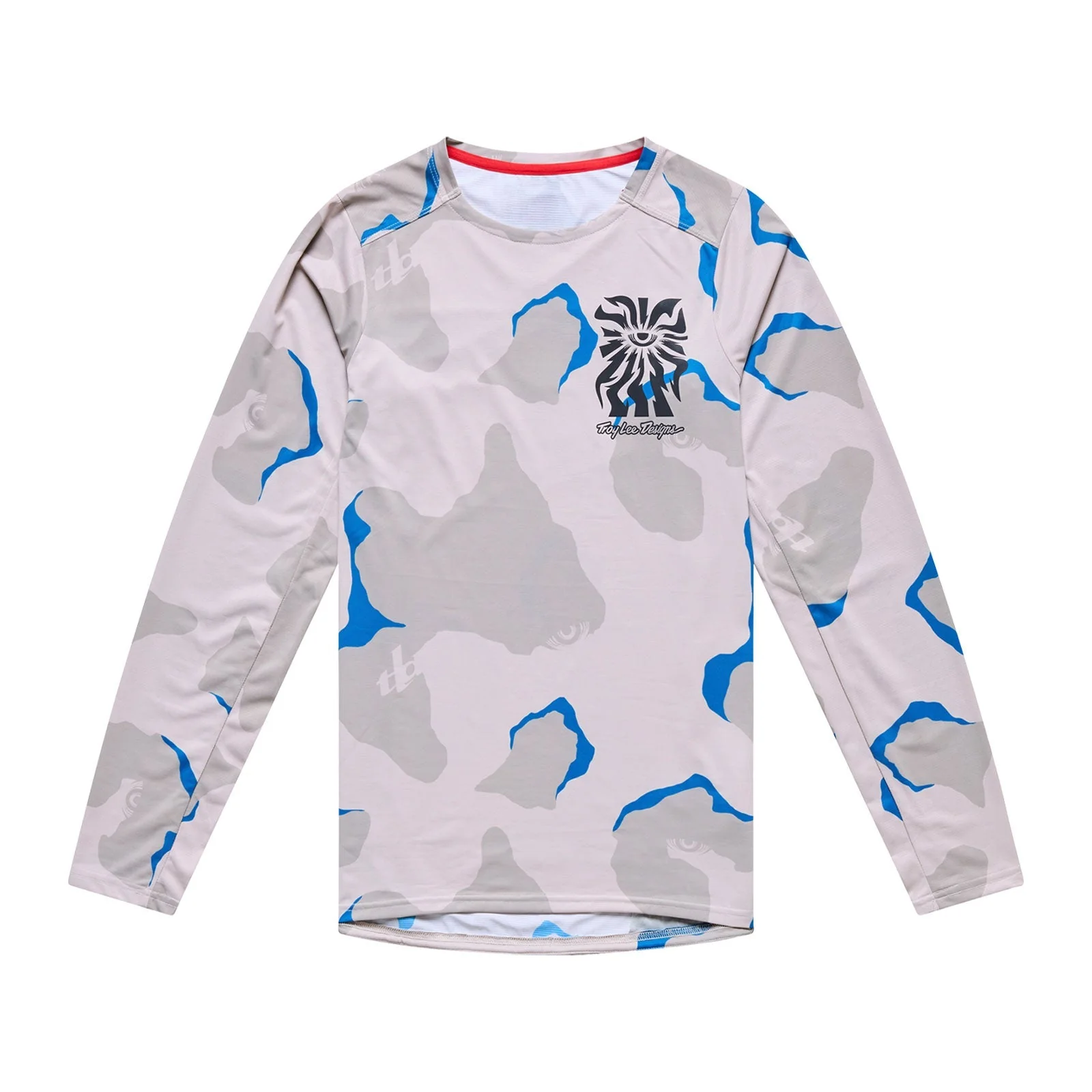 Koszulka pumeksowa z długim rękawem TROY LEE DESIGNS SKYLINE PRO FLOW CAMO