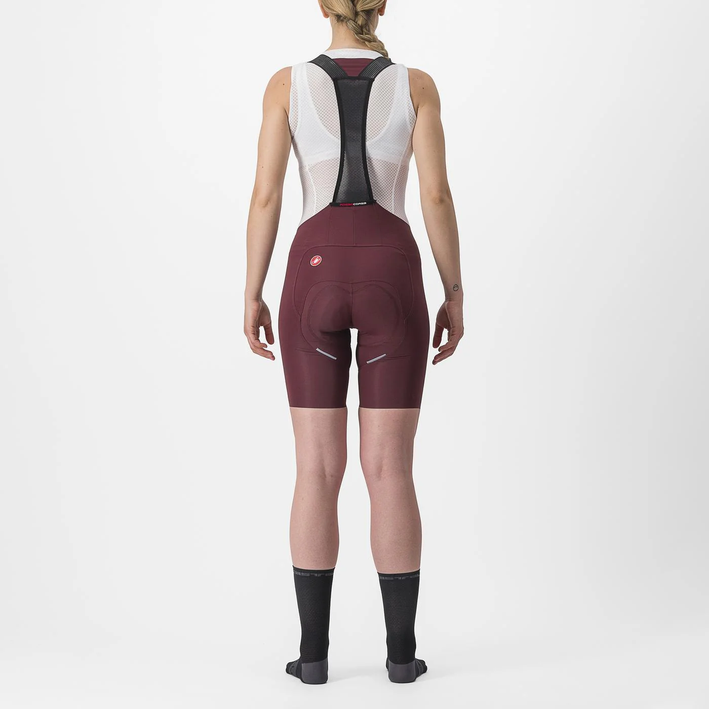 Koszulka termoaktywna damska CASTELLI FREE AERO RC W Bordeaux - Image 2