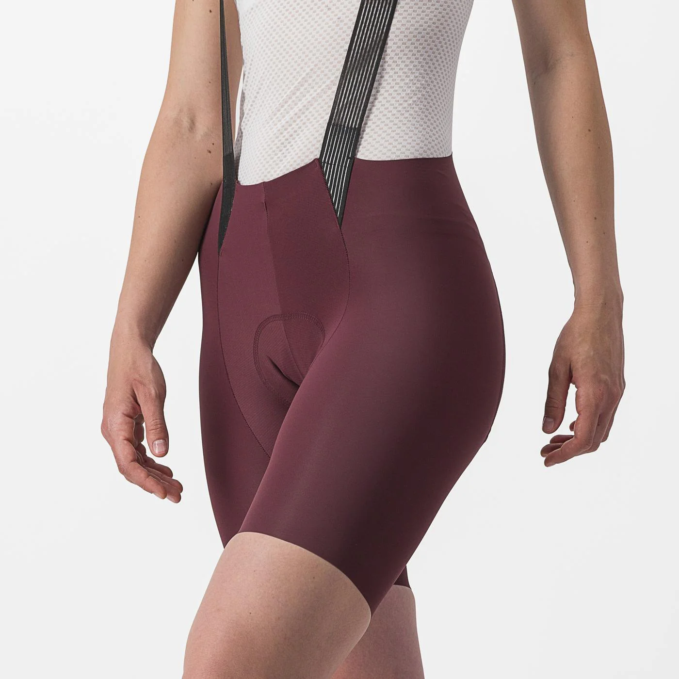 Koszulka termoaktywna damska CASTELLI FREE AERO RC W Bordeaux - Image 4