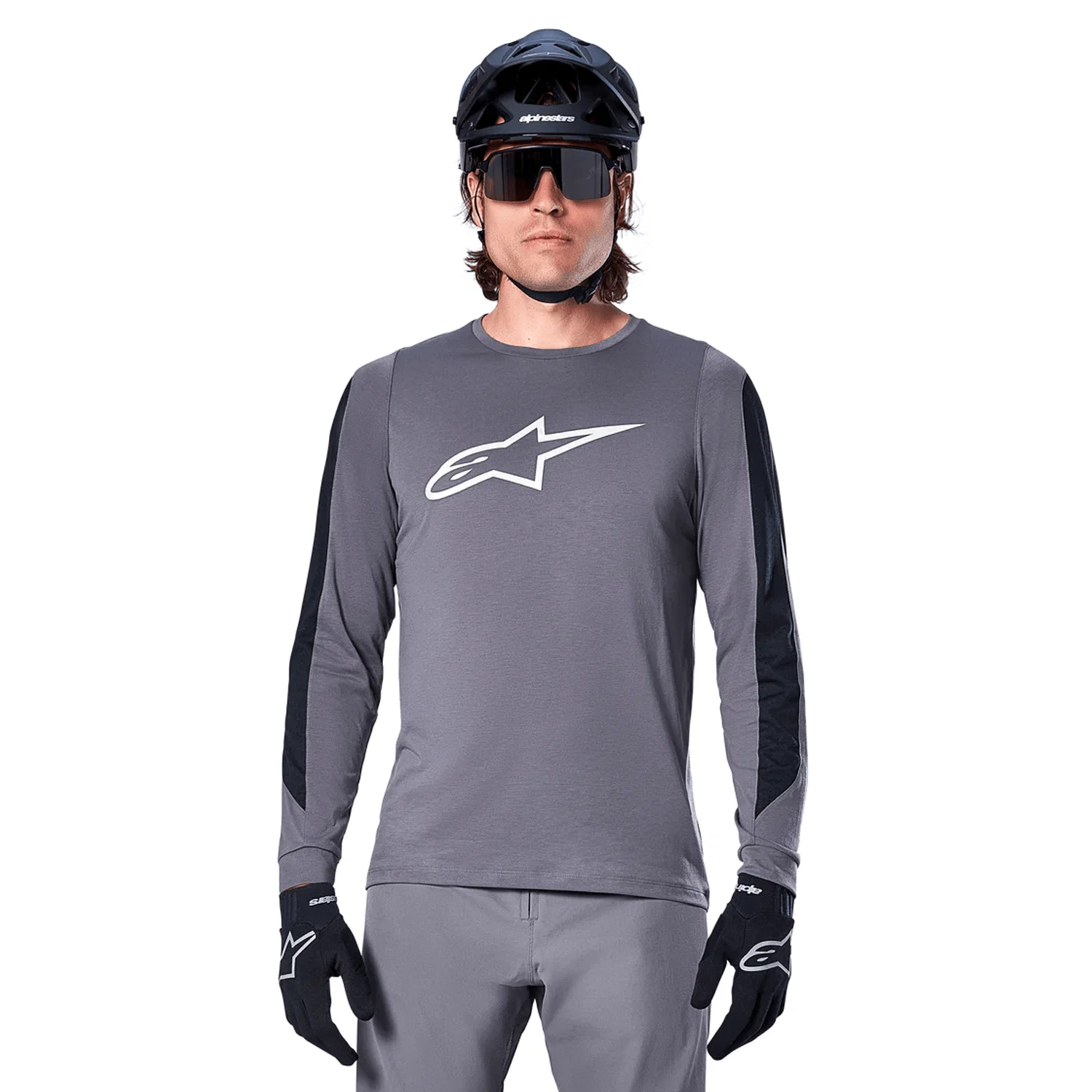 Koszulka z długim rękawem ALPINESTARS A-DURA DRI ASTAR ciemnoszara