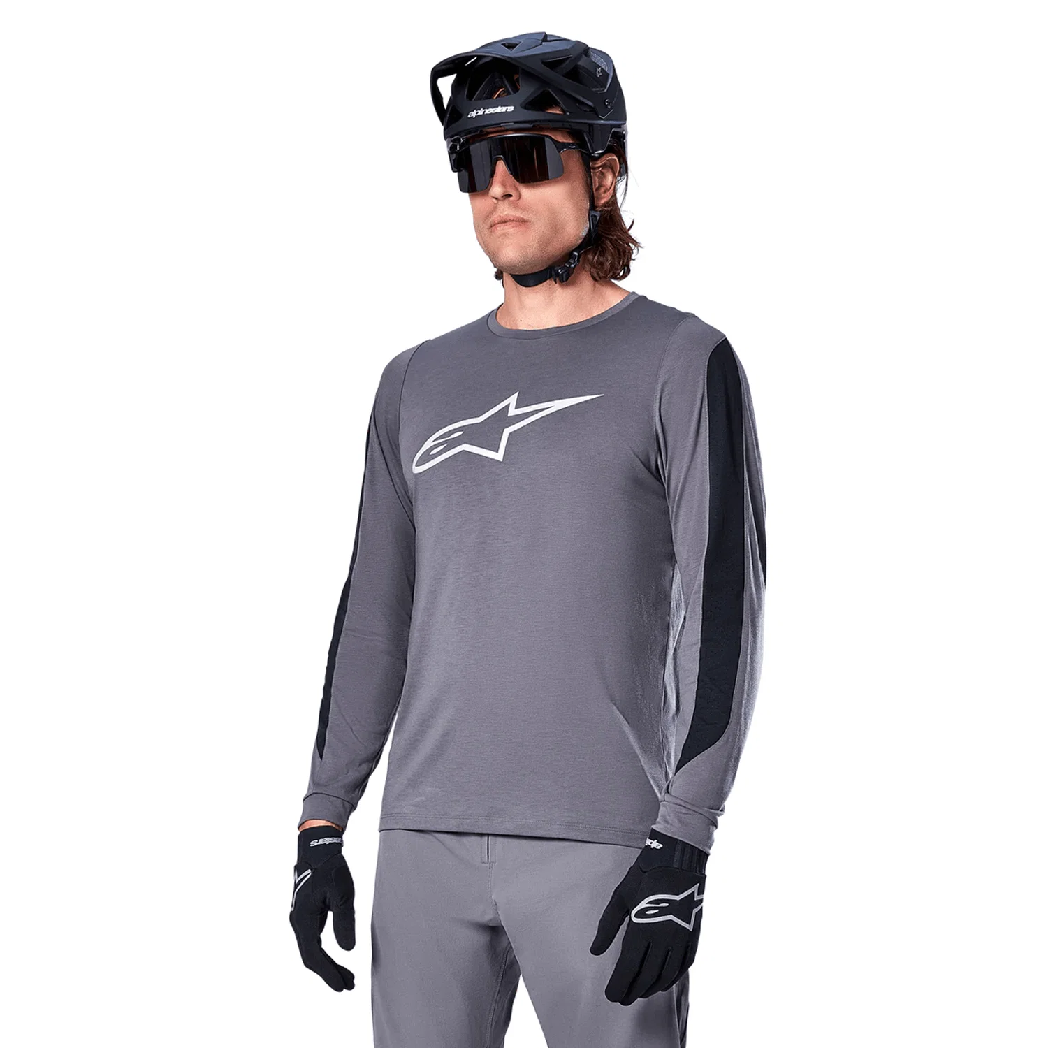 Koszulka z długim rękawem ALPINESTARS A-DURA DRI ASTAR ciemnoszara - Image 2