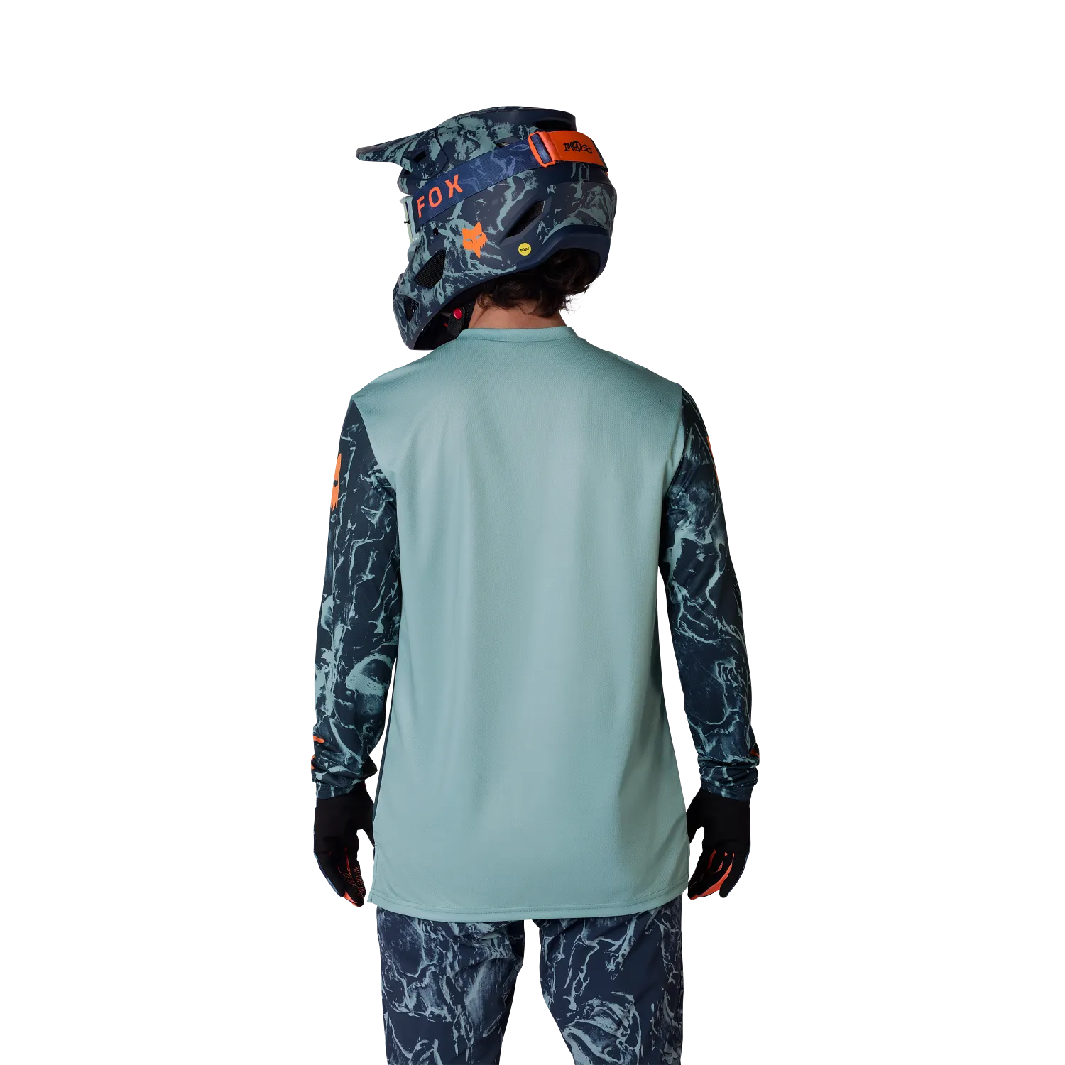 Koszulka z długim rękawem FOX RANGER IMAGE PRINT Arctic Blue - Image 4