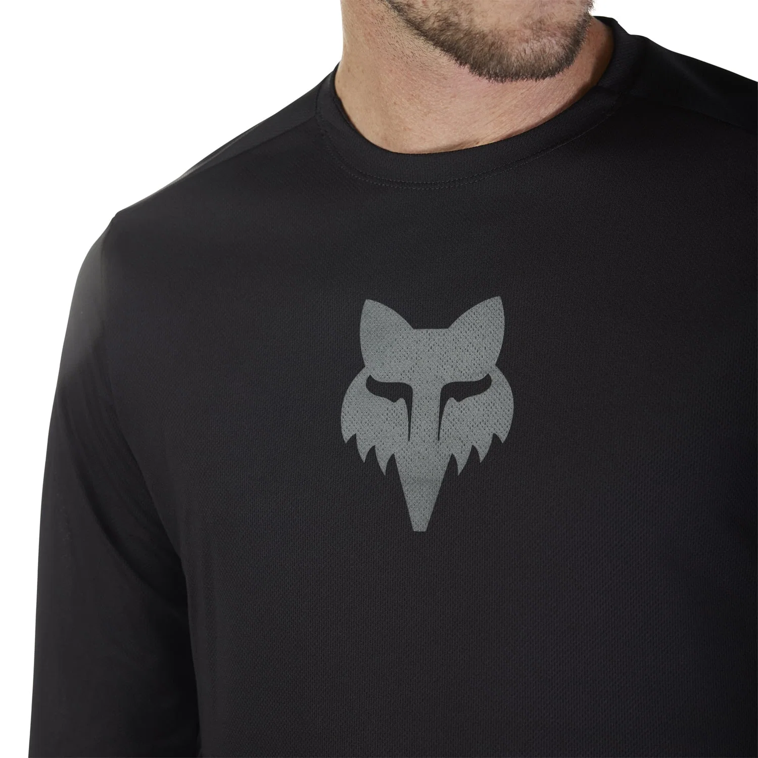 Koszulka z długim rękawem FOX RANGER HEAD czarna - Image 6