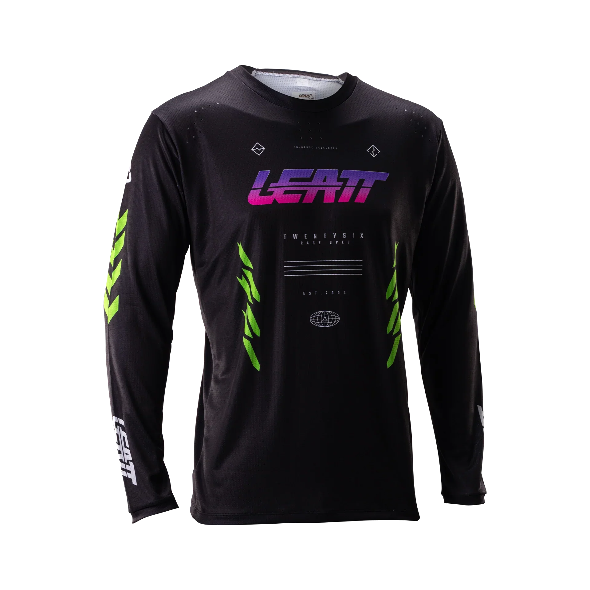 LEATT MTB GRAVITY 4.0 Koszulka z długim rękawem czarny/fioletowy