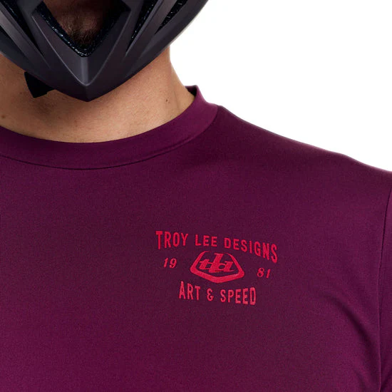 Koszulka z długim rękawem TROY LEE DESIGNS RUCKUS RIDE LOCKDOWN Sangria - Image 9