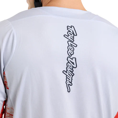 Koszulka z długim rękawem TROY LEE DESIGNS SKYLINE biały/czerwony - Image 11