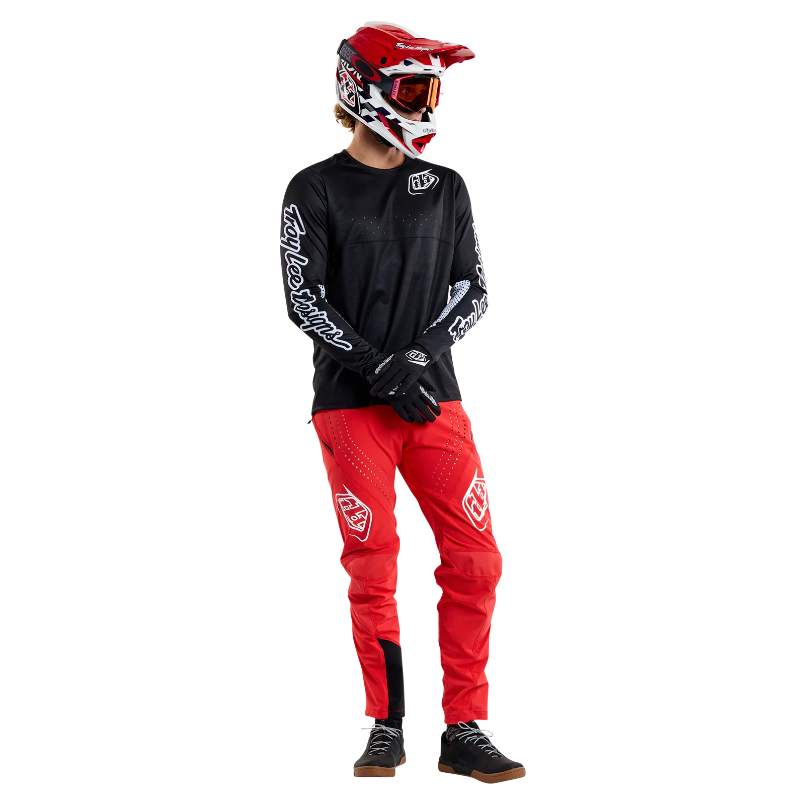 Koszulka z długim rękawem TROY LEE DESIGNS SPRINT czarna - Image 11