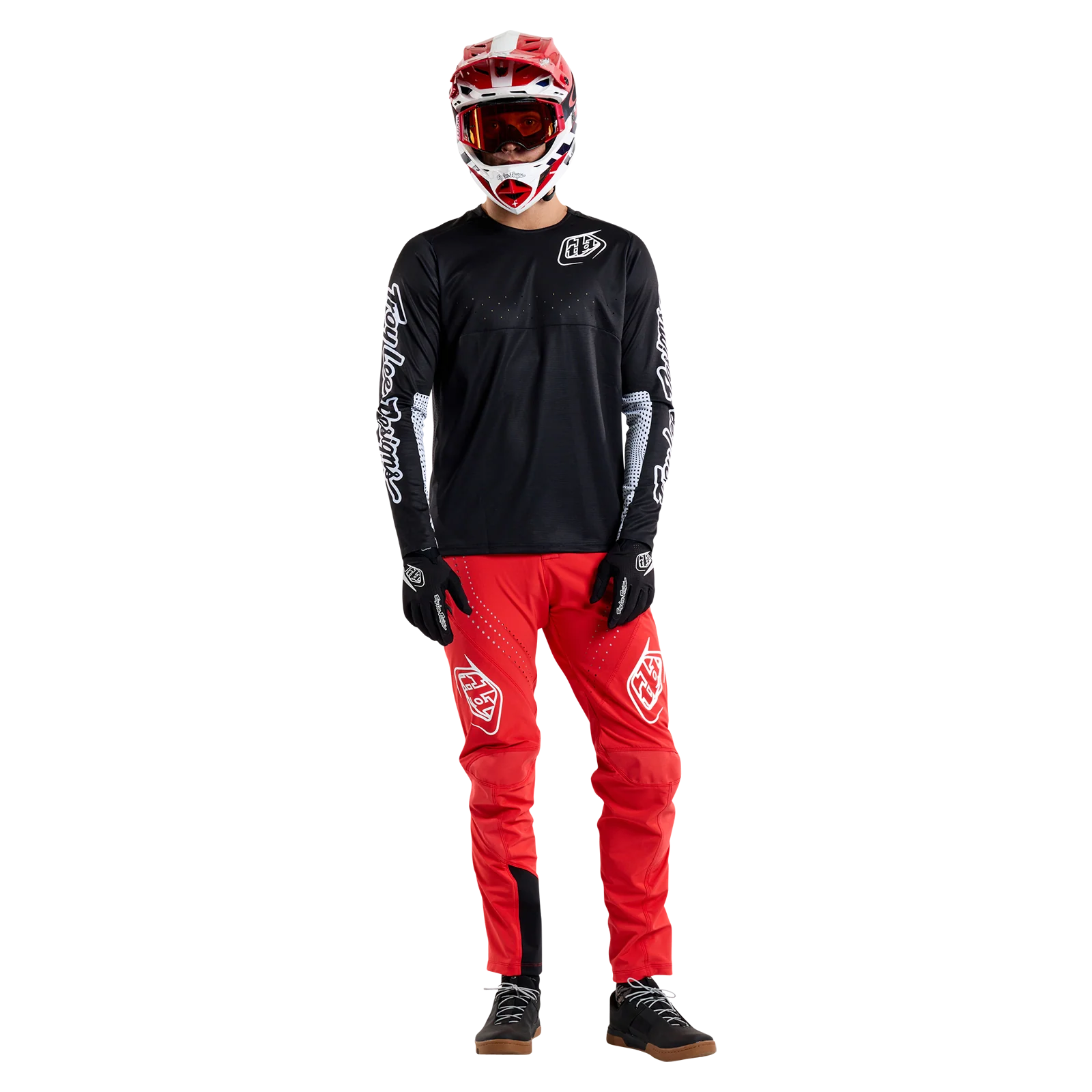 Koszulka z długim rękawem TROY LEE DESIGNS SPRINT czarna - Image 12