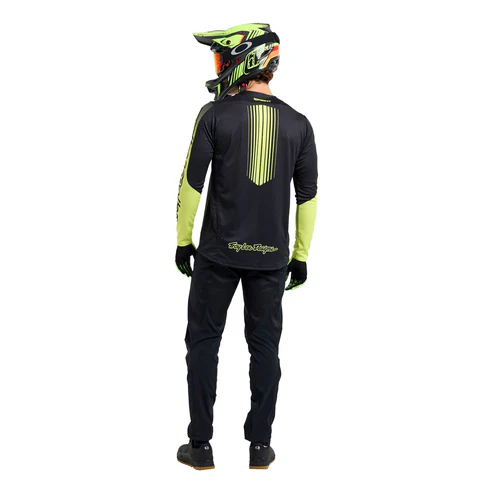 Koszulka z długim rękawem TROY LEE DESIGNS SPRINT czarny/żółty - Image 12