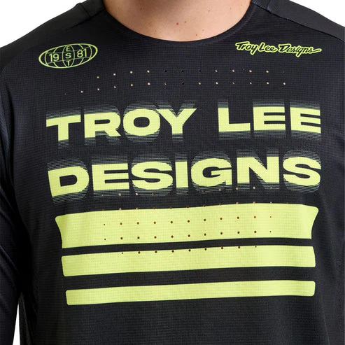 Koszulka z długim rękawem TROY LEE DESIGNS SPRINT czarny/żółty - Image 13