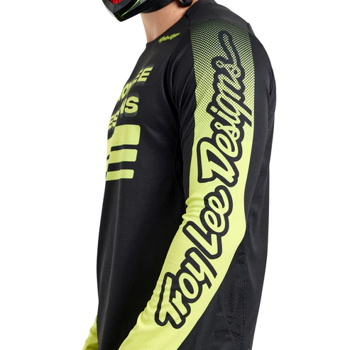 Koszulka z długim rękawem TROY LEE DESIGNS SPRINT czarny/żółty - Image 14