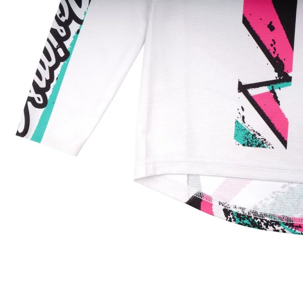 Koszulka z długim rękawem TROY LEE DESIGNS SPRINT FULL PULL Junior biała - Image 2