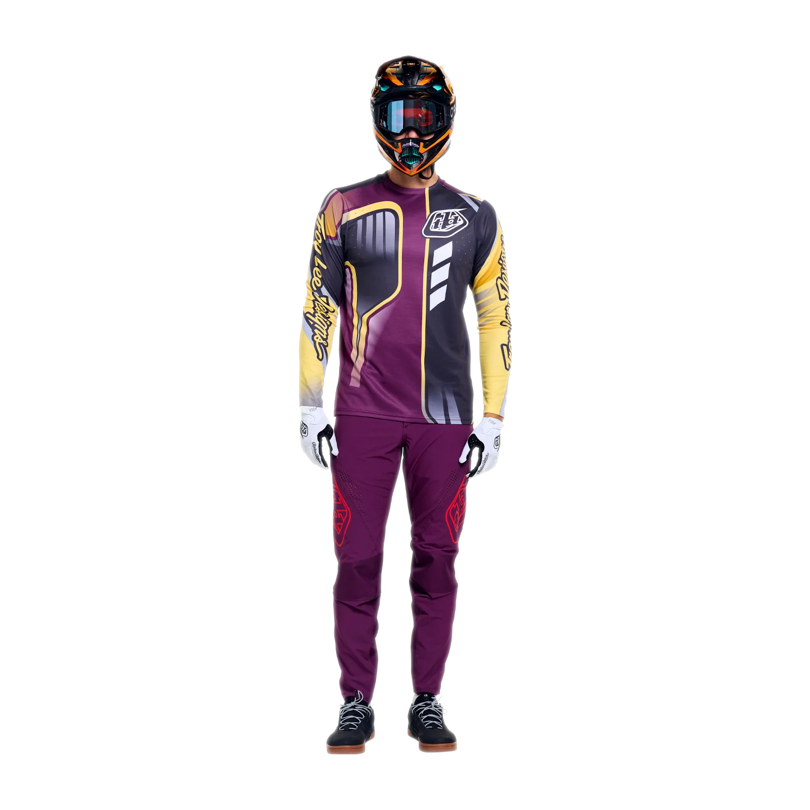 Koszulka z długim rękawem TROY LEE DESIGNS SPRINT PRO LOWRIDER Sangria - Image 13