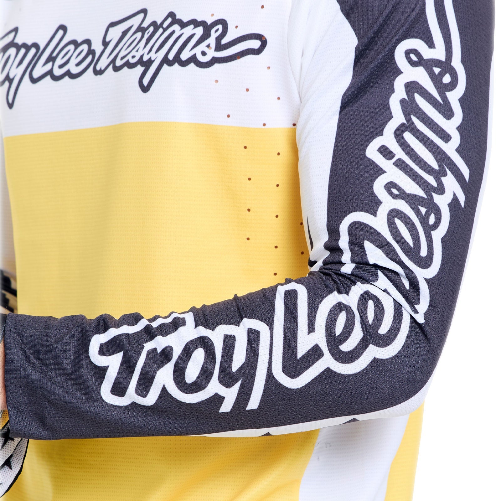 Koszulka z długim rękawem TROY LEE DESIGNS SPRINT PRO YO MOTO czarny/żółty - Image 10