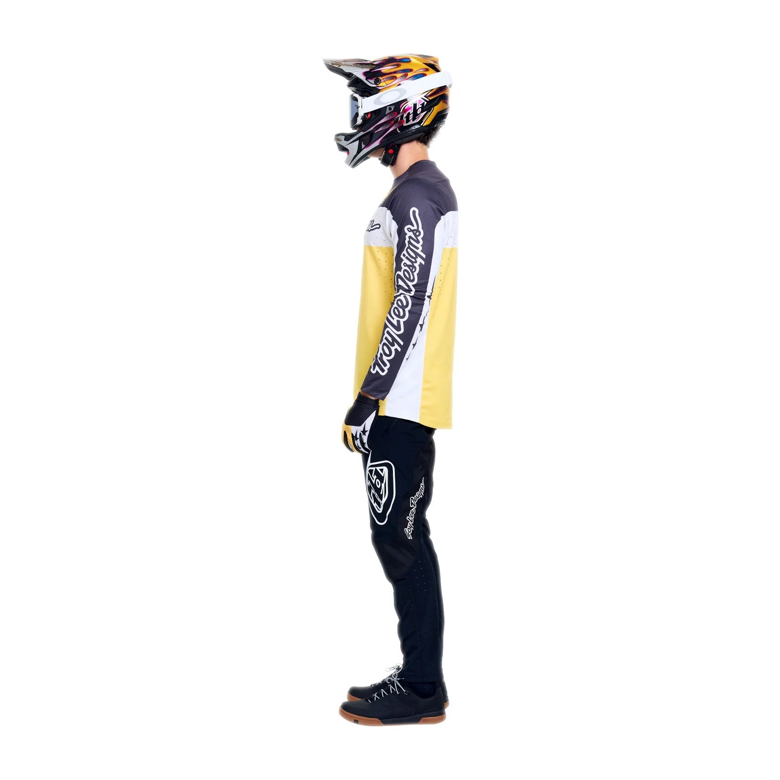 Koszulka z długim rękawem TROY LEE DESIGNS SPRINT PRO YO MOTO czarny/żółty - Image 4