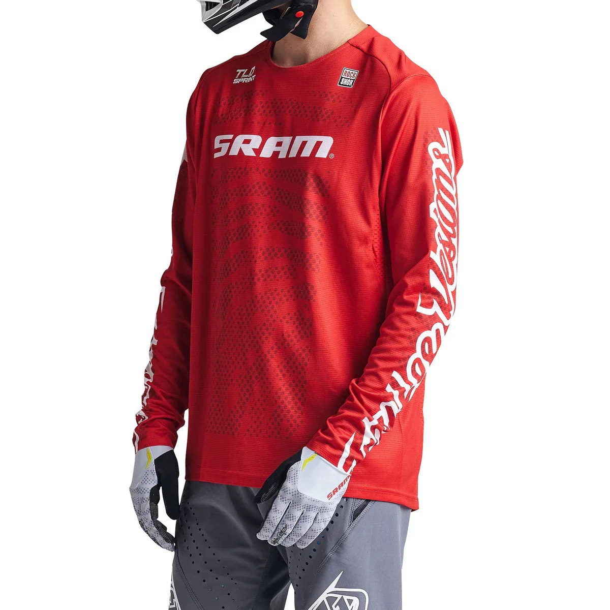 Koszulka z długim rękawem TROY LEE DESIGNS SPRINT SRAM czerwona - Image 4