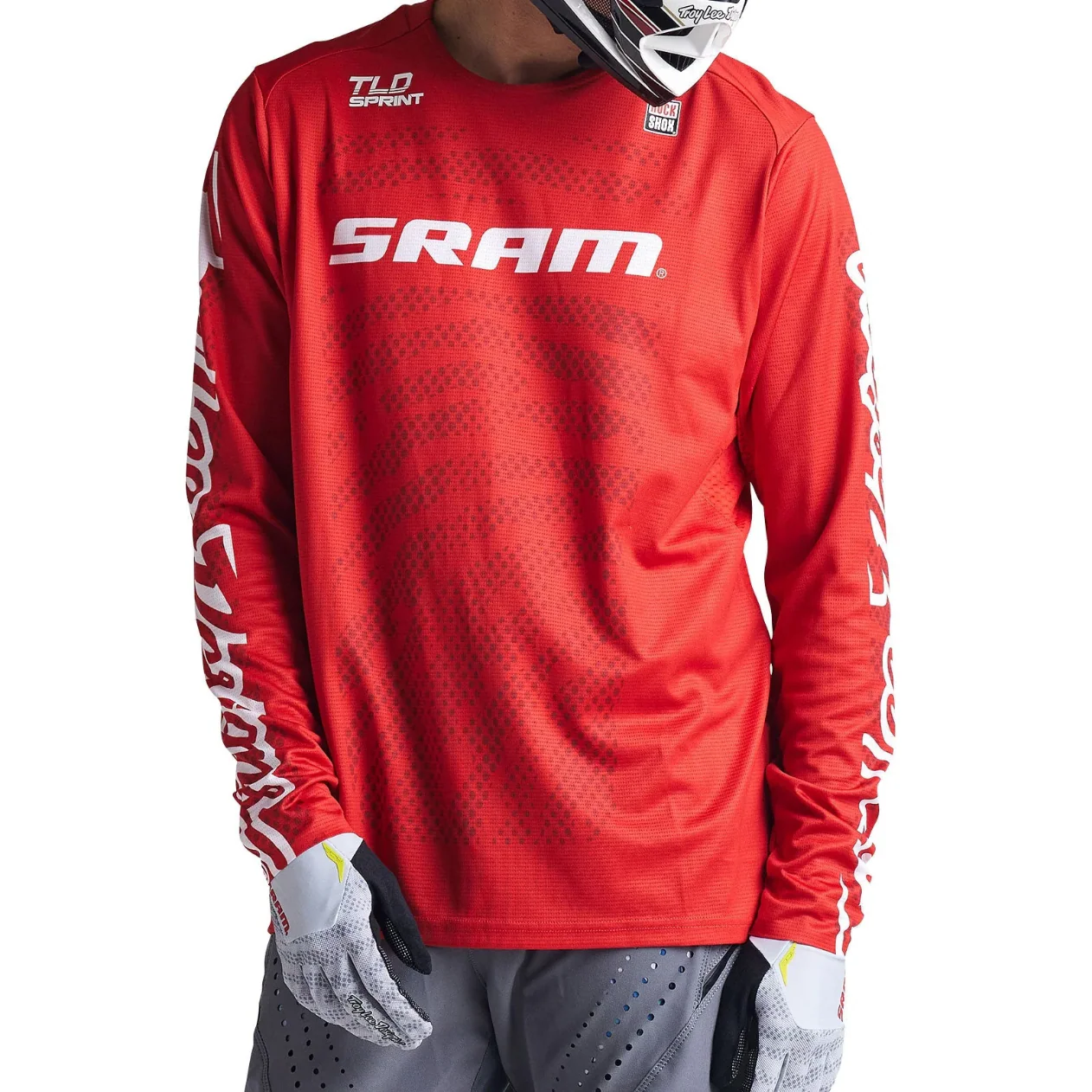 Koszulka z długim rękawem TROY LEE DESIGNS SPRINT SRAM czerwona - Image 7