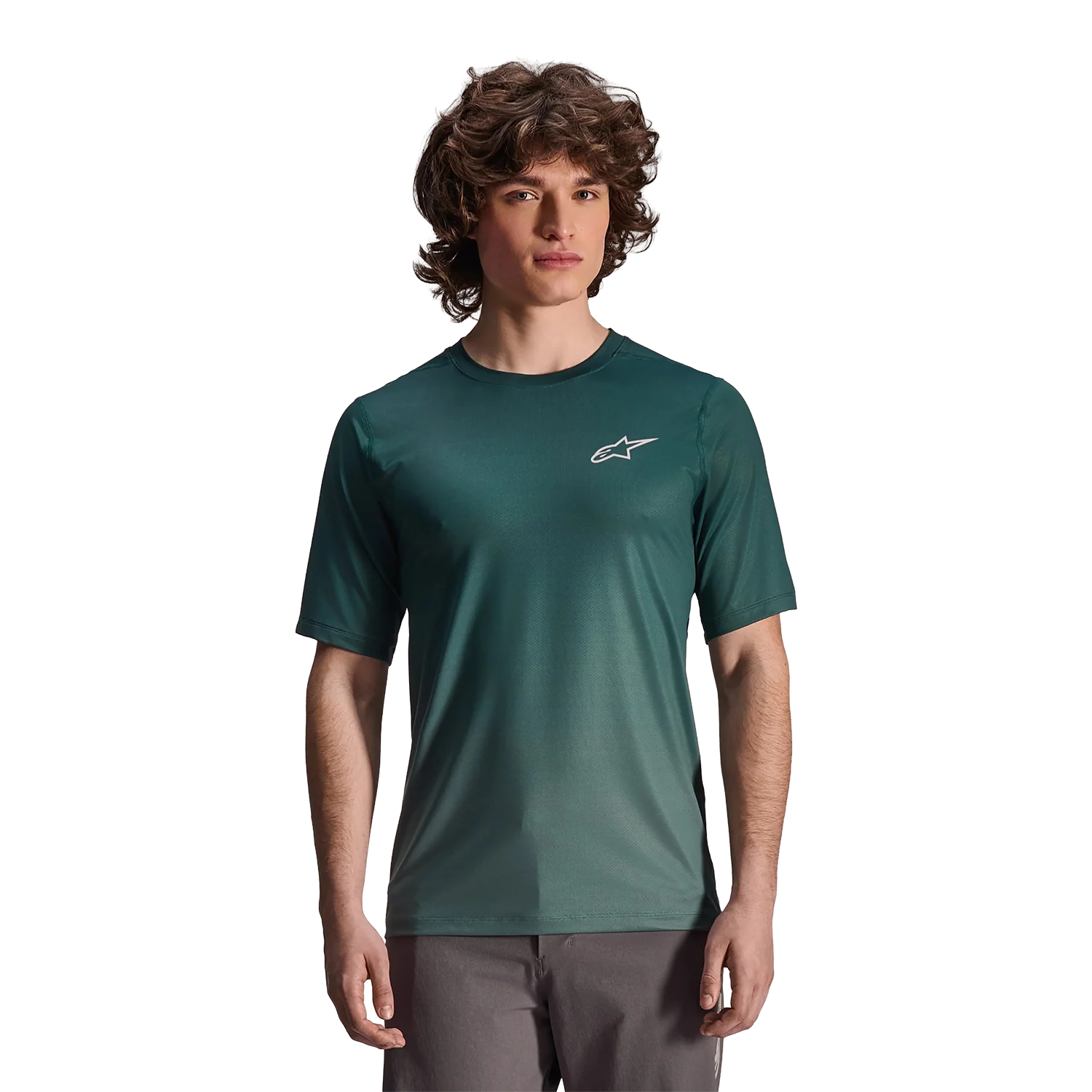 Koszulka z krótkim rękawem ALPINESTARS A-DURA RISE Green