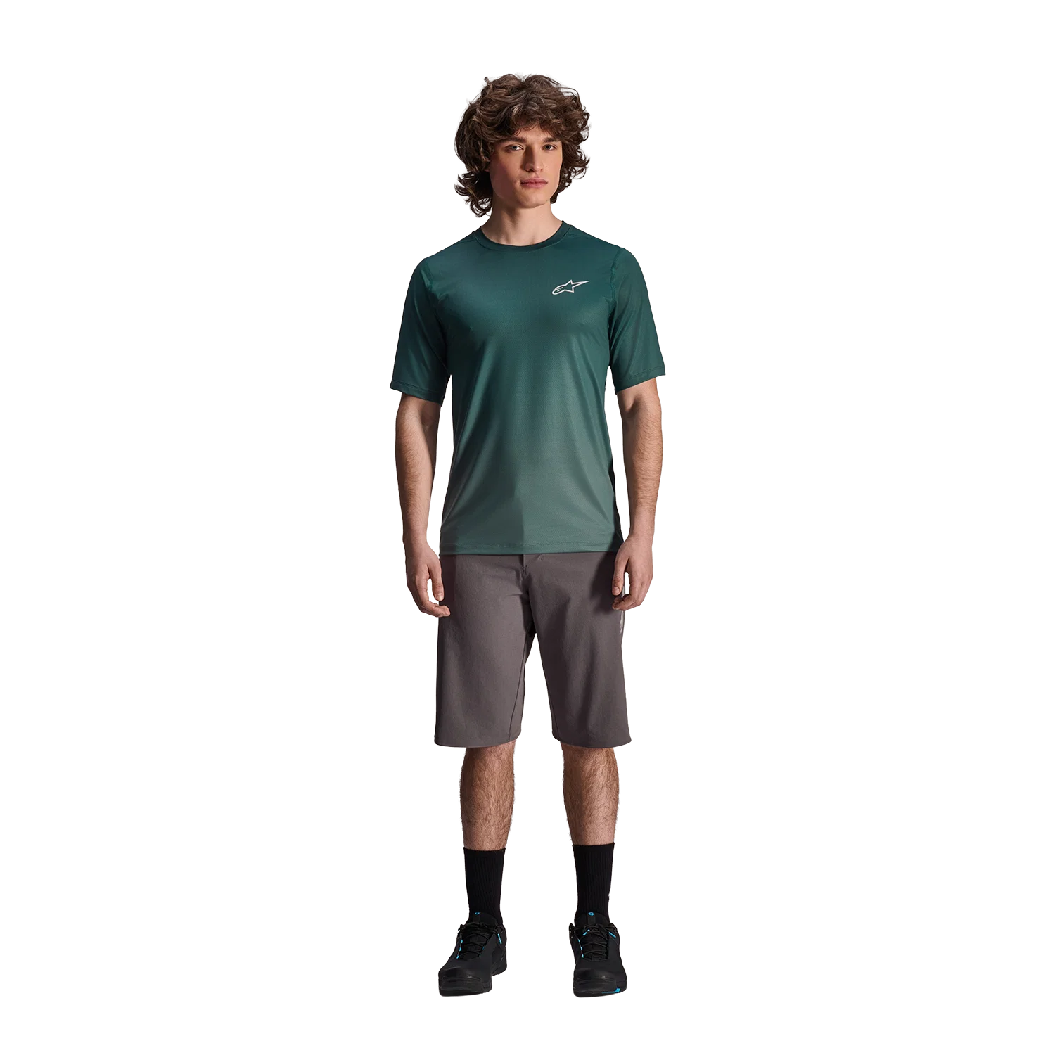 Koszulka z krótkim rękawem ALPINESTARS A-DURA RISE Green - Image 2