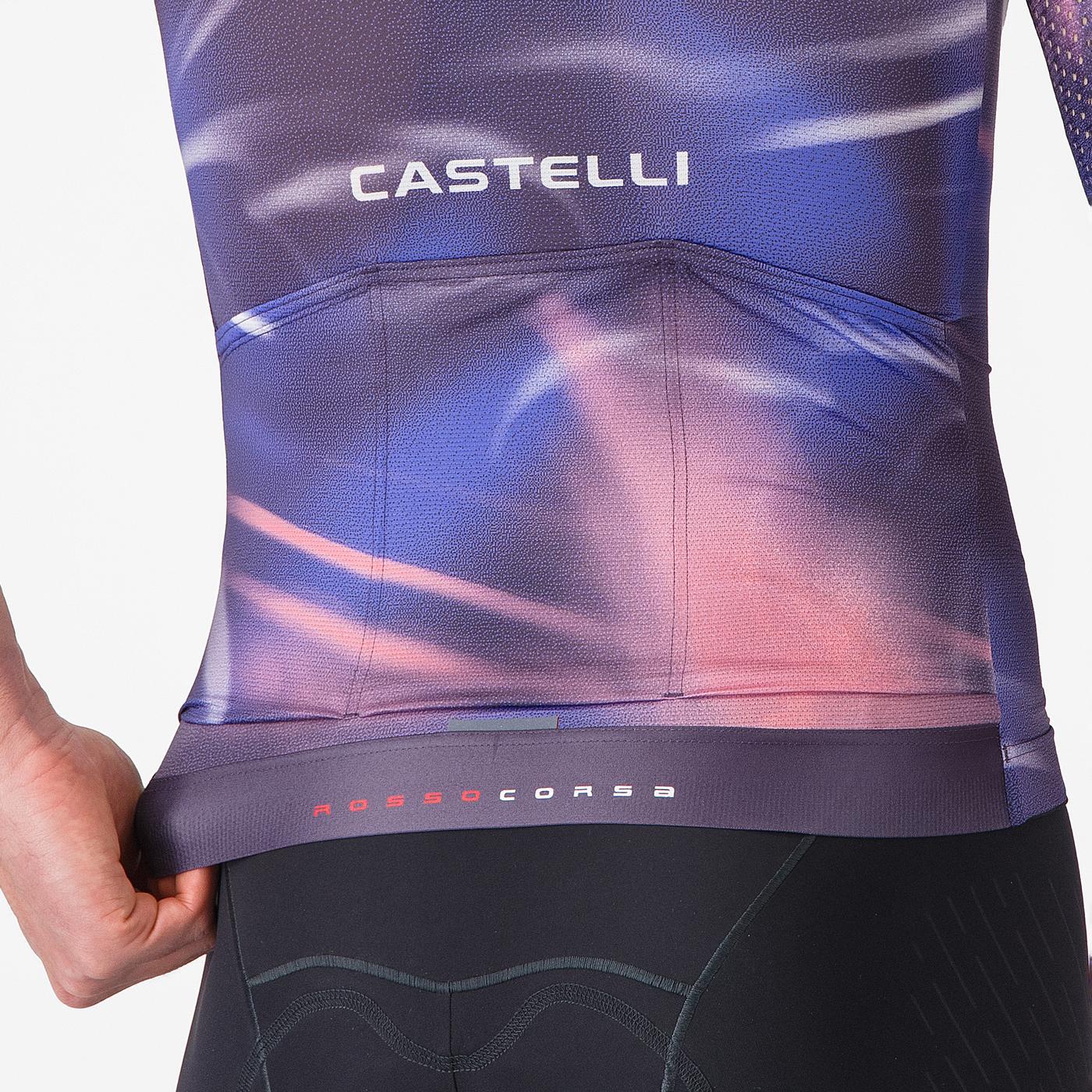 Koszulka z krótkim rękawem CASTELLI AERO RACE 8S fioletowa - Image 4