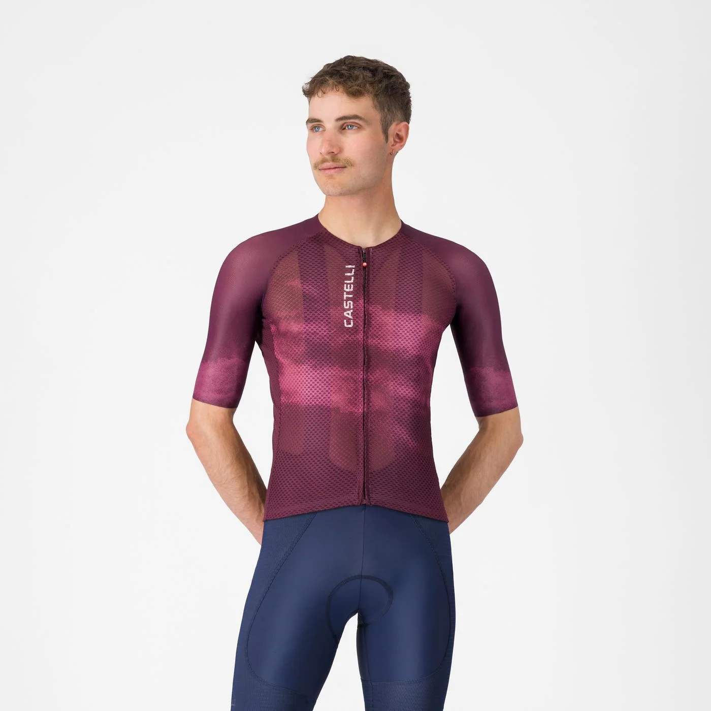 Koszulka z krótkim rękawem CASTELLI CLIMBER'S A/C Bordeaux