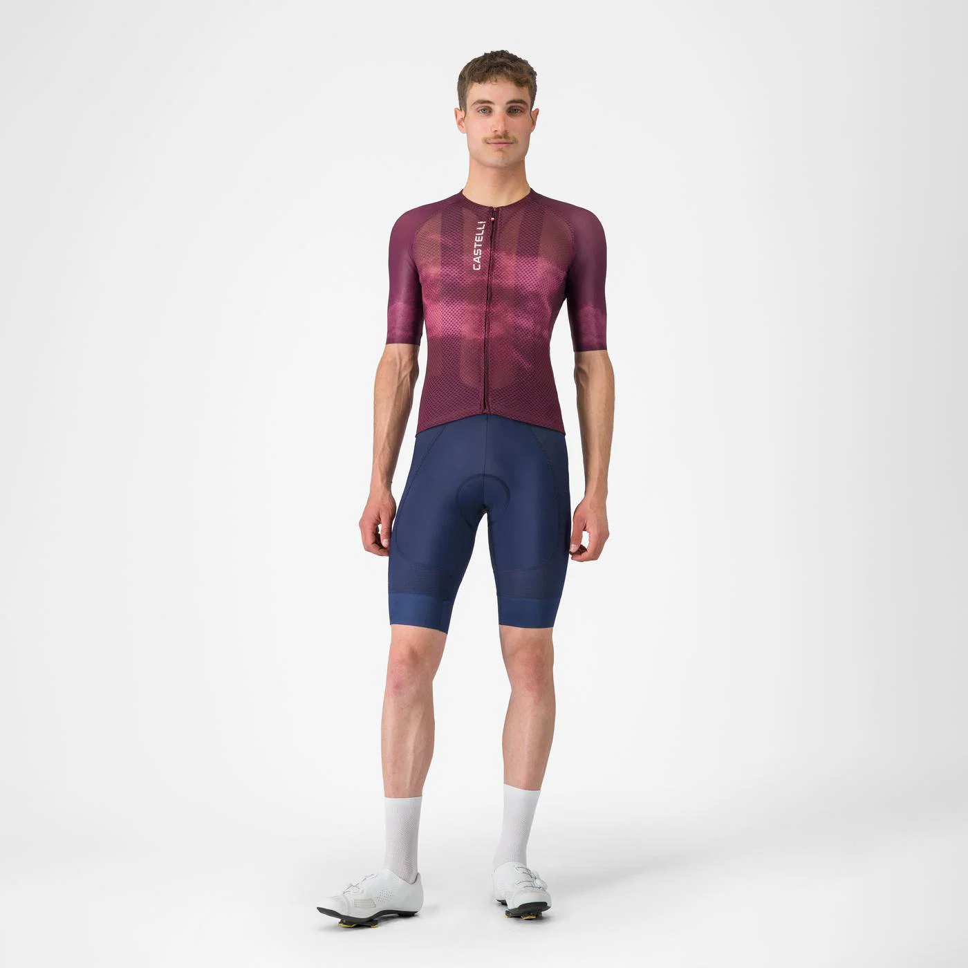 Koszulka z krótkim rękawem CASTELLI CLIMBER'S A/C Bordeaux - Image 3