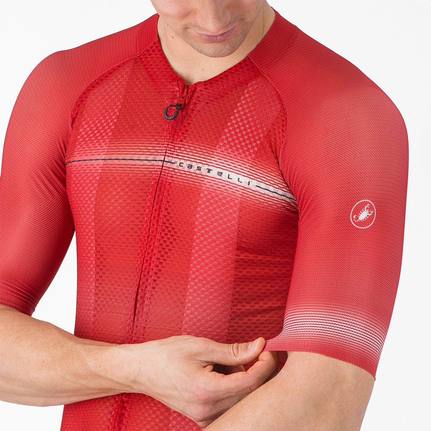 Koszulka z krótkim rękawem CASTELLI CLIMBER'S A/C czerwona - Image 4