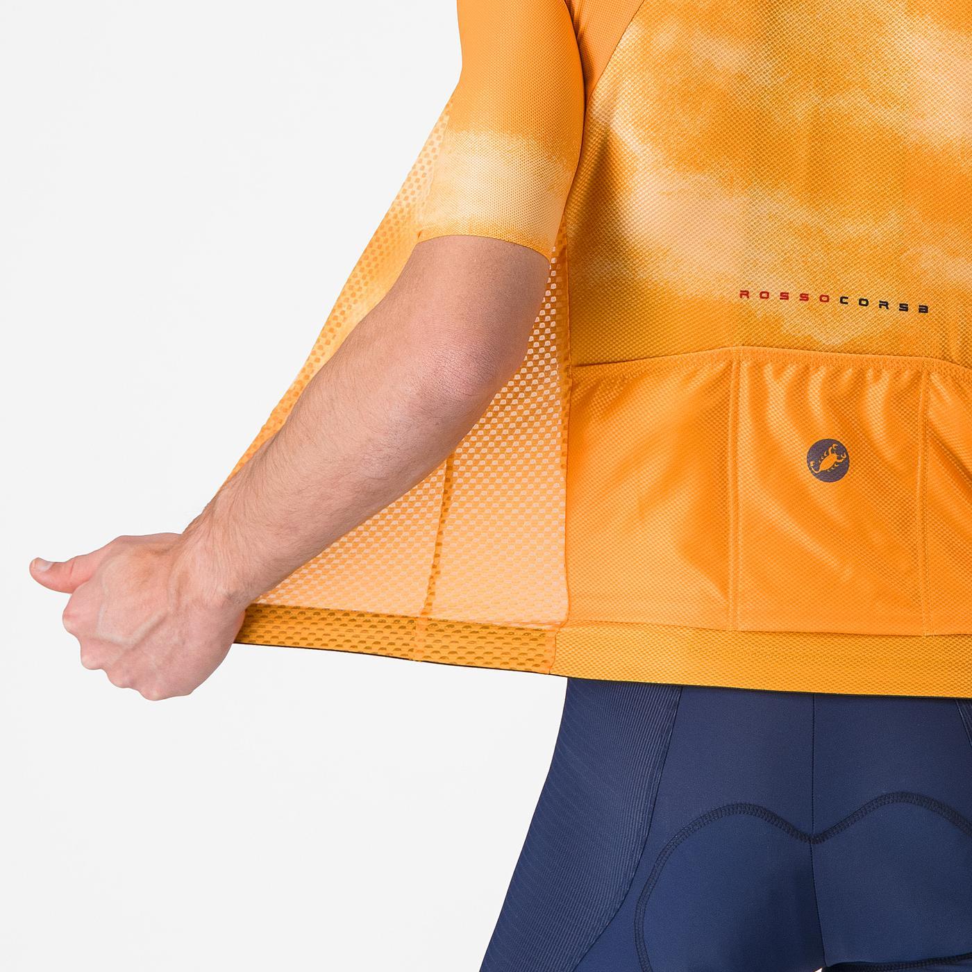 Koszulka z krótkim rękawem CASTELLI CLIMBER'S A/C pomarańczowa - Image 4